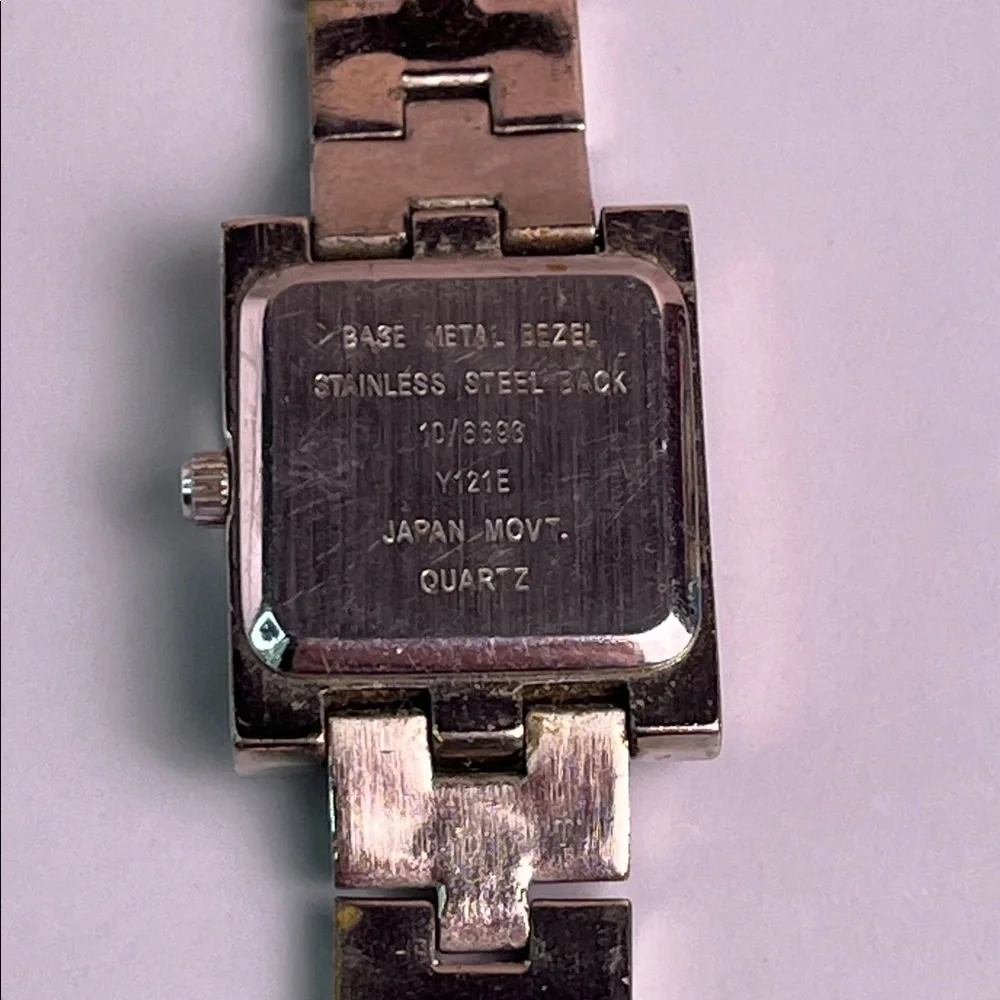 Anne Klein Stainless Steel Square Face Watch- Not Tested